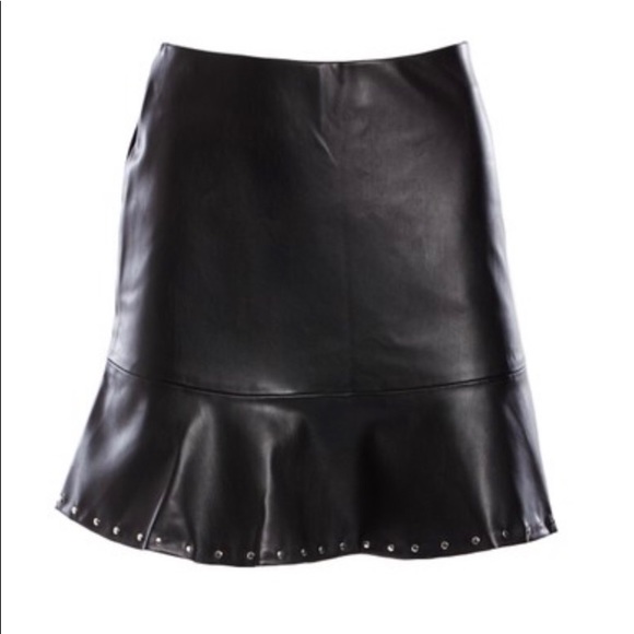 Freestyle Revolution Dresses & Skirts - Faux leather black skirt-Size S-NWT